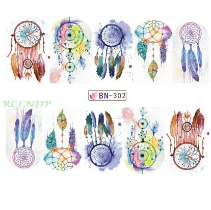 Water sticker for nail art decoration slider dreamcatcher leaf feather watercolor ink design decal lacquer accessoires
Water sticker for nail art decoration slider dreamcatcher leaf feather watercolor ink design decal lacquer accessoires