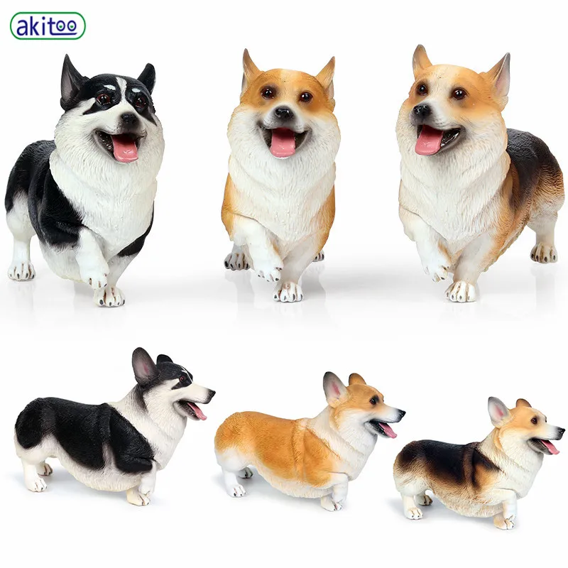 akitoo Children's simulation static solid wild animal model dog Corgi dog pet dog set hand-made toy ornaments #815
akitoo Children's simulation static solid wild animal model dog Corgi dog pet dog set hand-made toy ornaments #815