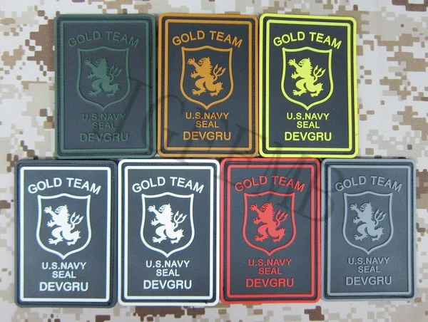 DEVGRU U.S.NAVY SEAL GOLD TEAM Military Tactical Morale 3D PVC patch Badges Black Red Green Grey Tan Luminous
DEVGRU U.S.NAVY SEAL GOLD TEAM Military Tactical Morale 3D PVC patch Badges Black Red Green Grey Tan Luminous