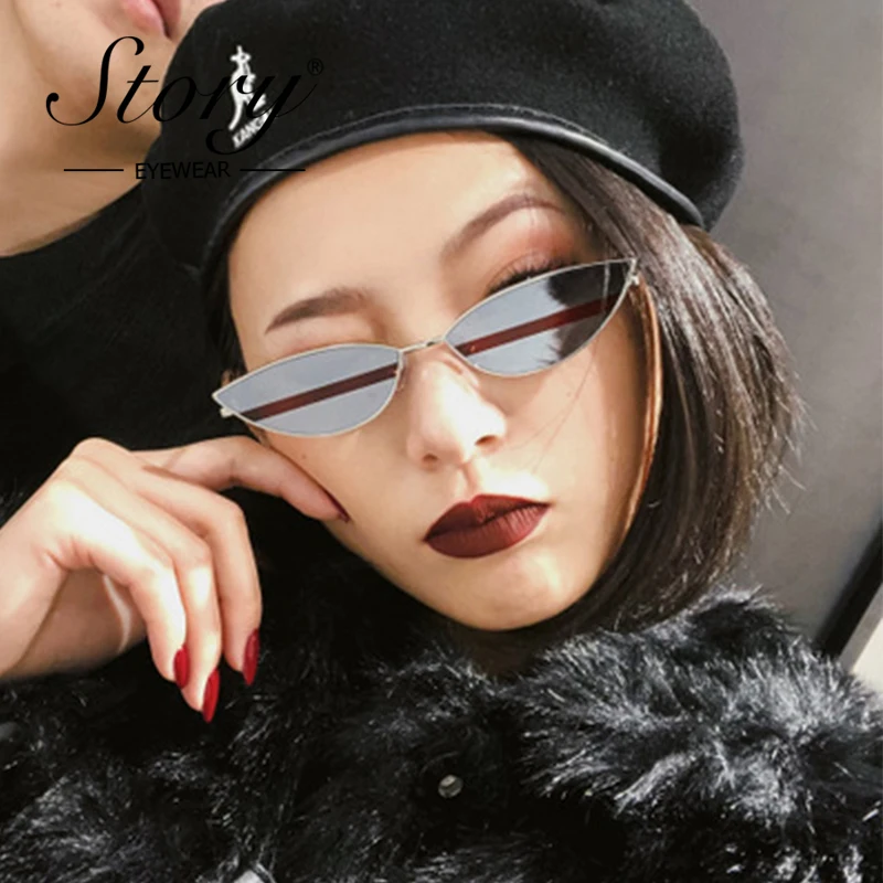 STORY 2018 Sexy Retro Cat Eye Sunglasses Brand Designer Slim Frame Cateye Sun Glasses Women ins chic UV400 Accessories Gifts
STORY 2018 Sexy Retro Cat Eye Sunglasses Brand Designer Slim Frame Cateye Sun Glasses Women ins chic UV400 Accessories Gifts