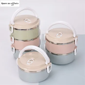 1/2/3 Layers Portable Lunch Box 304 Stainless Steel Lunch Boxes Tableware Bento Box for Kids Leak-Proof Thermos Food Container
1/2/3 Layers Portable Lunch Box 304 Stainless Steel Lunch Boxes Tableware Bento Box for Kids Leak-Proof Thermos Food Container