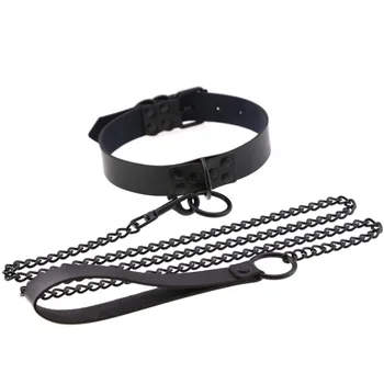 KMVEXO Black O-Round Sexy Vegan Choker Punk Harajuku Goth Collar Chain Traction Necklace Leather Bondage Cosplay Party Jewelry
KMVEXO Black O-Round Sexy Vegan Choker Punk Harajuku Goth Collar Chain Traction Necklace Leather Bondage Cosplay Party Jewelry