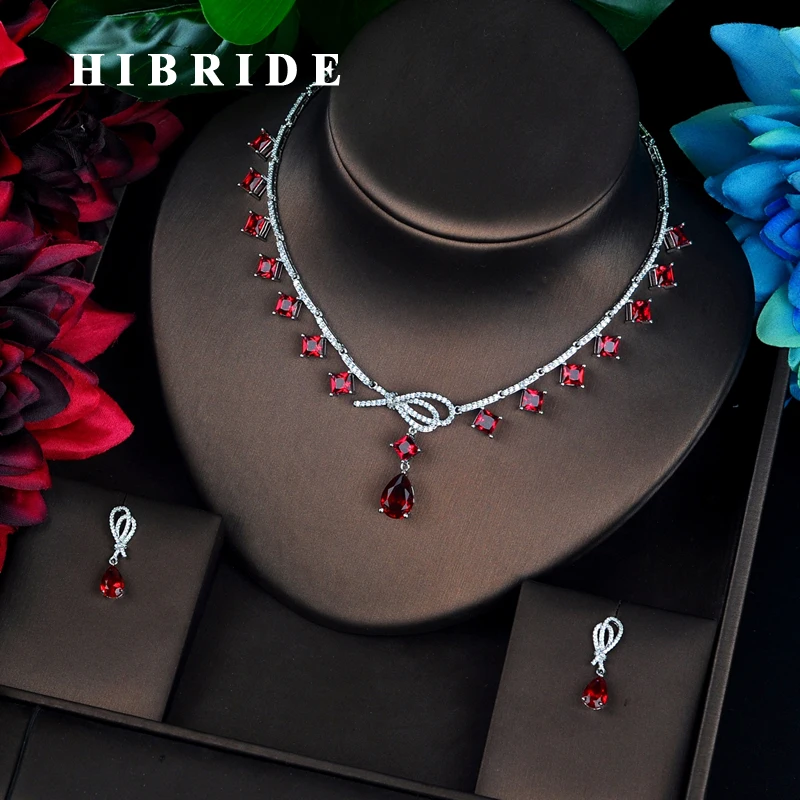 HIBRIDE роскошный красочный полный кубический циркон Женский комплект ювелирных изделий Дубай серьги ожерелье комплект ювелирных изделий Акс...
HIBRIDE роскошный красочный полный кубический циркон Женский комплект ювелирных изделий Дубай серьги ожерелье комплект ювелирных изделий Акс...
