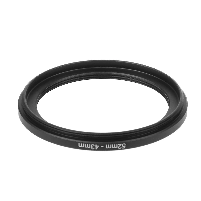 52mm To 43mm Metal Step Down Rings Lens Adapter Filter Camera Tool Accessory New