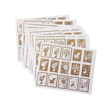150 Pcs/lot New High Quality Gold Color Stamp Shape DIY Multifunction Seal Sticker Gift Packaging Label Collectible Scrapbooking
150 Pcs/lot New High Quality Gold Color Stamp Shape DIY Multifunction Seal Sticker Gift Packaging Label Collectible Scrapbooking