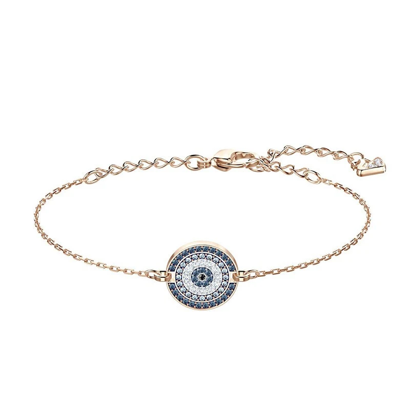 High quality SWA original innovative Gold Pink Blue Crystal Bracelet Devil Eye glamour Lady Rose Quartz Swa bracelet Jewelry
High quality SWA original innovative Gold Pink Blue Crystal Bracelet Devil Eye glamour Lady Rose Quartz Swa bracelet Jewelry