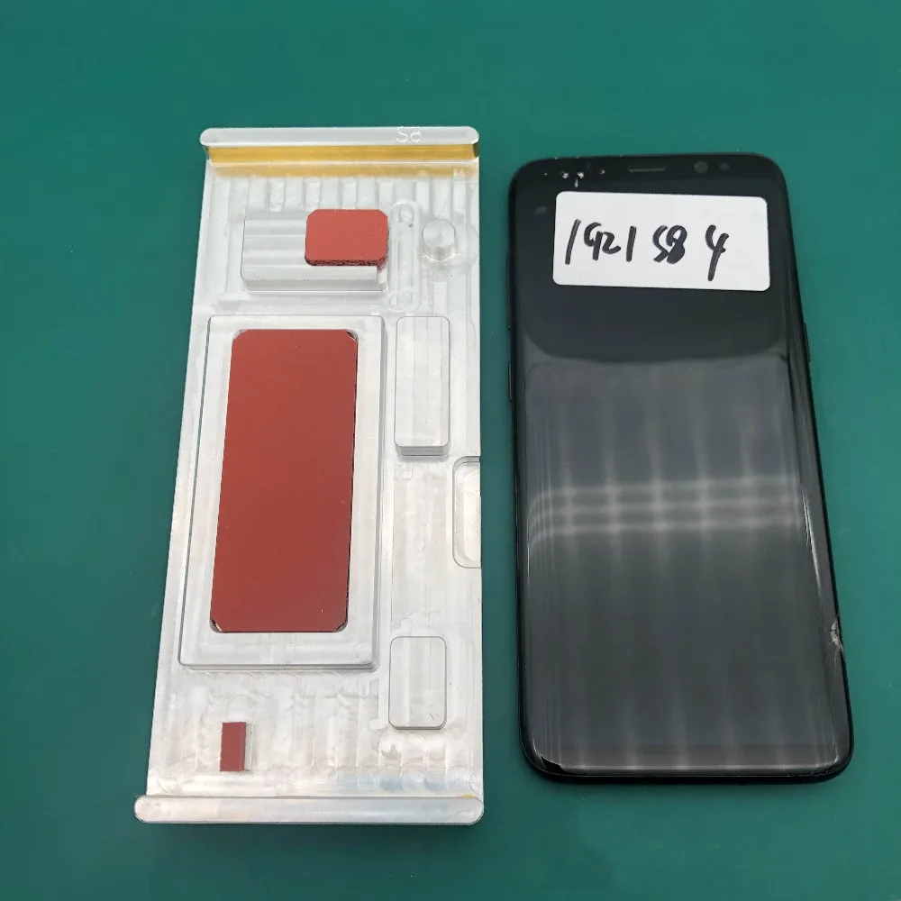 Unbent flex laminating mold in frame For samsung galaxy S8 plus LCD positioning display touch screen/glass laminating repair
Unbent flex laminating mold in frame For samsung galaxy S8 plus LCD positioning display touch screen/glass laminating repair