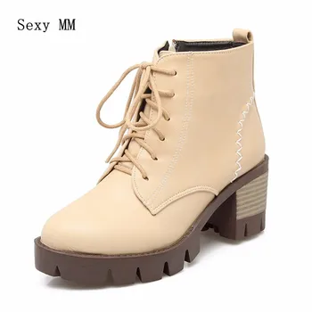 Spring Autumn Winter Women Ankle Boots Square High Heel Woman Short Boots Shoes High Quality Plus Size 34-40.41.42.43 botas
Spring Autumn Winter Women Ankle Boots Square High Heel Woman Short Boots Shoes High Quality Plus Size 34-40.41.42.43 botas