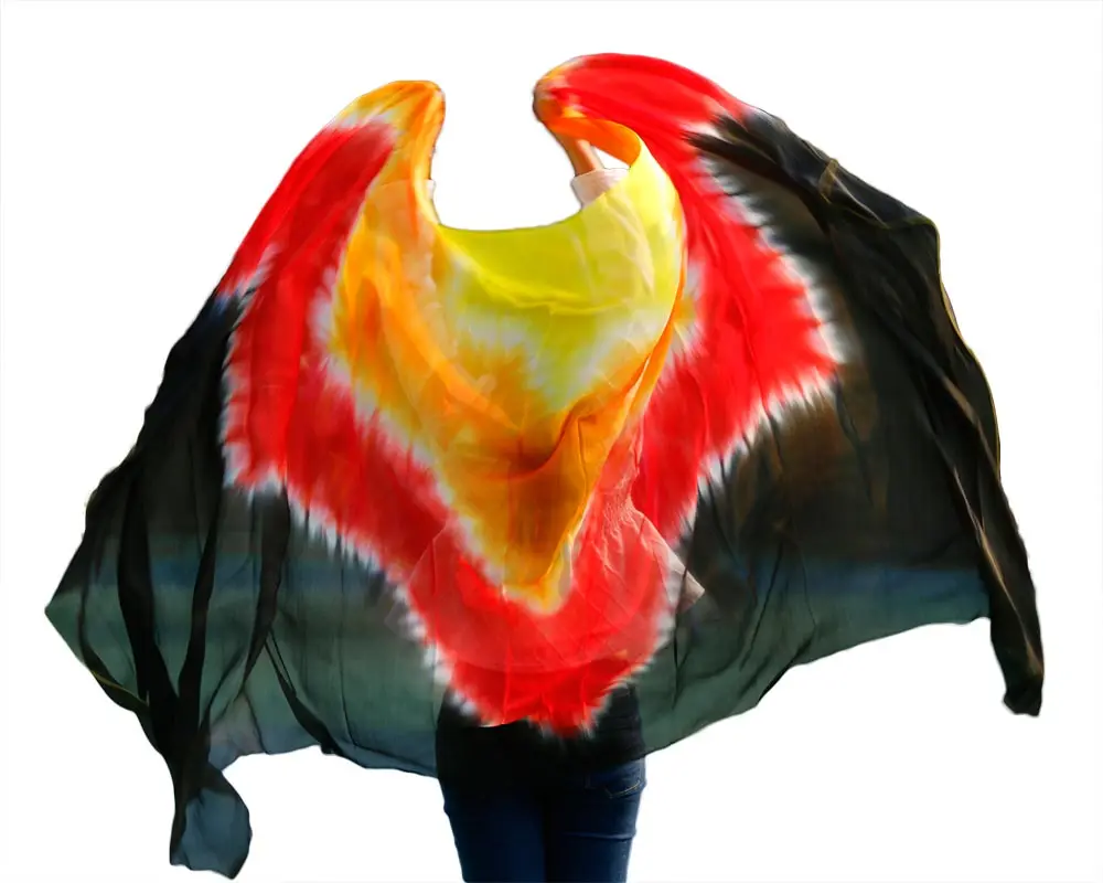 Design women 100% real silk belly dance veil Dancing Accessories handmade veils wholesale Size and color can be customized
Design women 100% real silk belly dance veil Dancing Accessories handmade veils wholesale Size and color can be customized