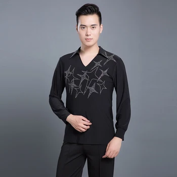High-quality male modern Latin dance costumes clothing adult clothing uniforms practice service v-collar hot drilling
High-quality male modern Latin dance costumes clothing adult clothing uniforms practice service v-collar hot drilling