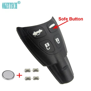 OkeyTech Car Key Shell 4 Buttons Keyless Entry Car Remote Smart Key Fob Case Cover For Saab 9-3 9-5 93 95 & 4 Switches & Battery
OkeyTech Car Key Shell 4 Buttons Keyless Entry Car Remote Smart Key Fob Case Cover For Saab 9-3 9-5 93 95 & 4 Switches & Battery