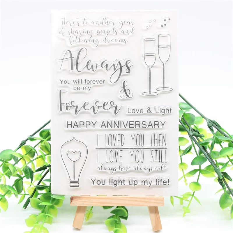 YPP CRAFT Always&Forever Transparent Clear Silicone Stamps for DIY Scrapbooking/Card Making/Kids Fun Decoration Supplies 479
YPP CRAFT Always&Forever Transparent Clear Silicone Stamps for DIY Scrapbooking/Card Making/Kids Fun Decoration Supplies 479