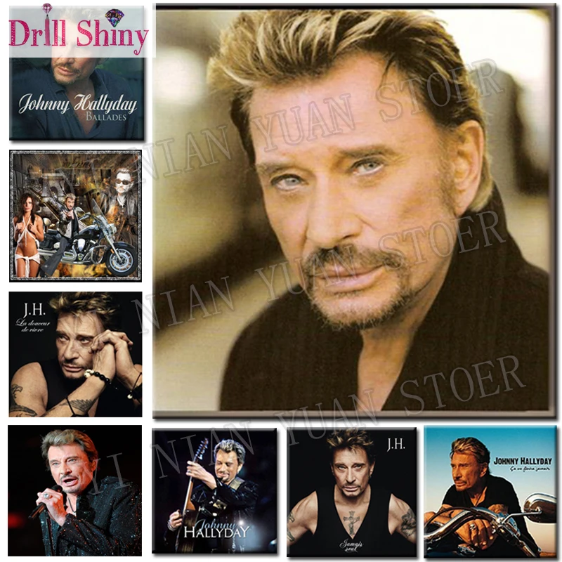 New johnny hallyday 5D diamond painting Superstar singer cross stitch Full square Rhinestones diamond embroidery crafts
New johnny hallyday 5D diamond painting Superstar singer cross stitch Full square Rhinestones diamond embroidery crafts