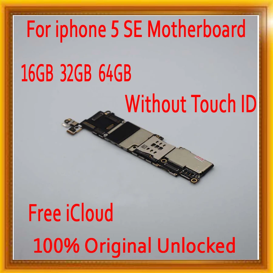 16GB 32GB 64GB without Touch ID for iPhone 5SE Motherboard+IOS System,Original unlocked for iphone SE Mainboard
16GB 32GB 64GB without Touch ID for iPhone 5SE Motherboard+IOS System,Original unlocked for iphone SE Mainboard