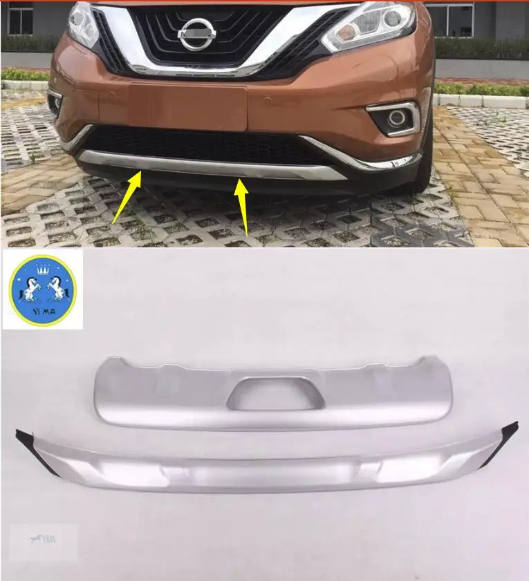 Lapetus Protector Front And Rear Plate Bumper Skid Guard Plate Kit Cover 2 Pcs Fit For Nissan Murano 2015 2016 2017 2018 ABS
Lapetus Protector Front And Rear Plate Bumper Skid Guard Plate Kit Cover 2 Pcs Fit For Nissan Murano 2015 2016 2017 2018 ABS