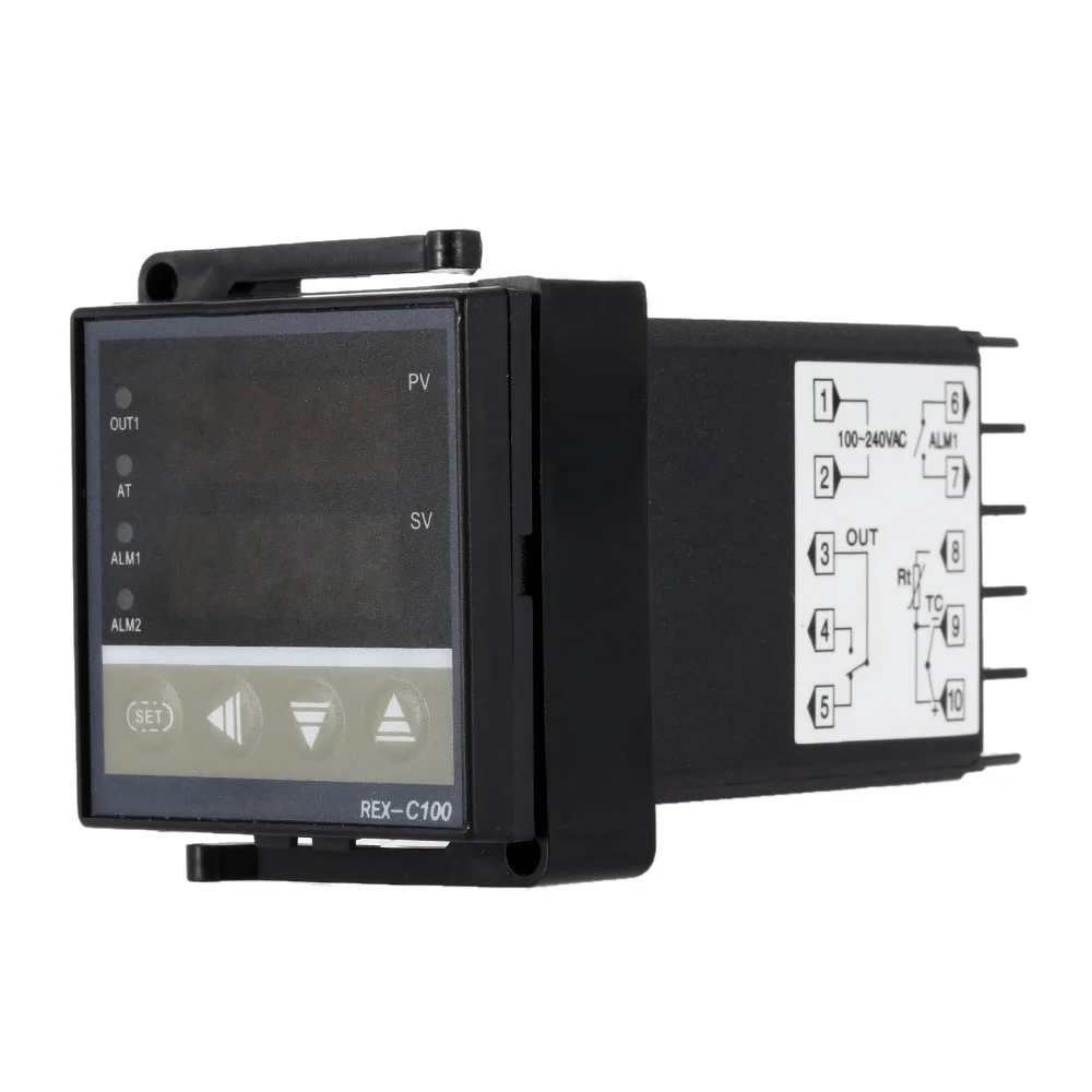 Digital Temperature Controller LED PID thermal regulator Thermostat Thermometer Temperature sensor meter termometro digitale
Digital Temperature Controller LED PID thermal regulator Thermostat Thermometer Temperature sensor meter termometro digitale