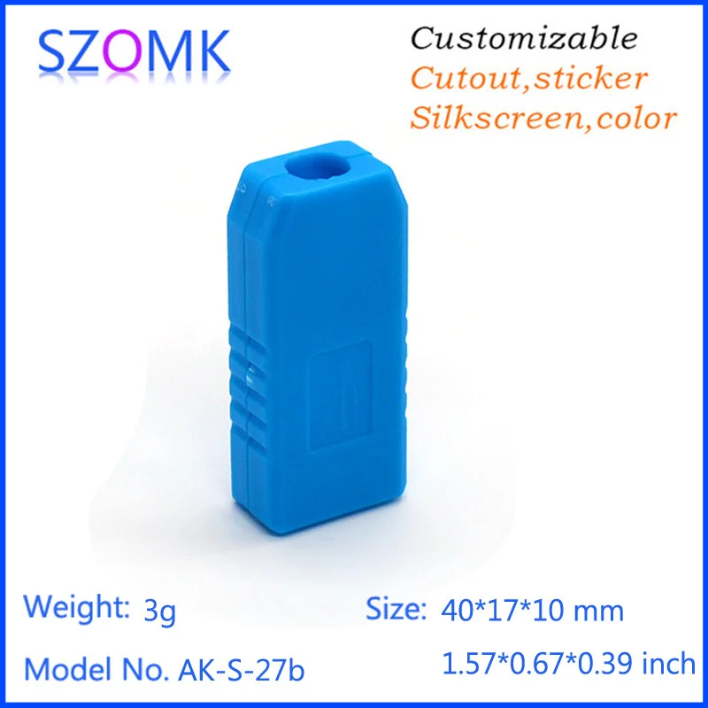 small usb plastic enclosure usb stick shell box junction box plastic housing pcb plastic box for electronics project USB small enclosure (27).jpg