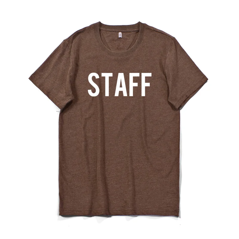2019 Hot Simple Design Men's Cotton T-shirt Staff Printed Casual Short Sleeve O-neck elastic camiseta de hombre Male Fashion
2019 Hot Simple Design Men's Cotton T-shirt Staff Printed Casual Short Sleeve O-neck elastic camiseta de hombre Male Fashion