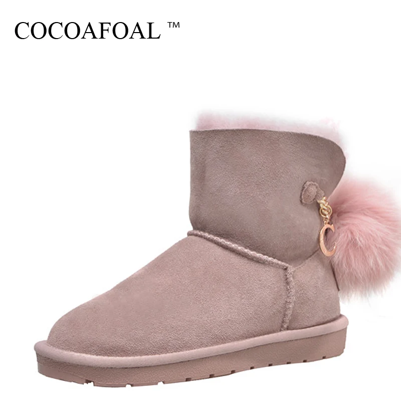 COCOAFOAL Winter Women's Shearling Snow Boots Platform Shoes Fringe Snow Boots Genuine Leather Winter Wool Snow Boots Shearling
COCOAFOAL Winter Women's Shearling Snow Boots Platform Shoes Fringe Snow Boots Genuine Leather Winter Wool Snow Boots Shearling