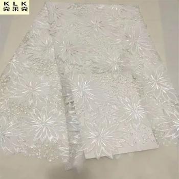 2017 African French Lace Fabric with sequins High Quality African Tulle Lace Fabric with sequins white sequin lace fabric L08-2
2017 African French Lace Fabric with sequins High Quality African Tulle Lace Fabric with sequins white sequin lace fabric L08-2