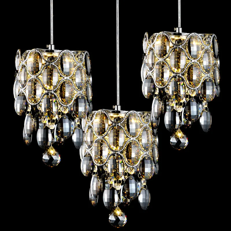 Modern Fashion Creative K9 Crystal Pendant Lights American Bar Living Room LED Lustre Suspension Lamp Amber/Clear/Smoky gray
Modern Fashion Creative K9 Crystal Pendant Lights American Bar Living Room LED Lustre Suspension Lamp Amber/Clear/Smoky gray