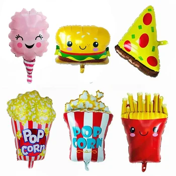 50pcs Cream Hamburger Doughnut Hot Dog Pizza Fries Foil Balloons Kids Birthday Party Wedding Bachelorette Party Decor Supplies
50pcs Cream Hamburger Doughnut Hot Dog Pizza Fries Foil Balloons Kids Birthday Party Wedding Bachelorette Party Decor Supplies