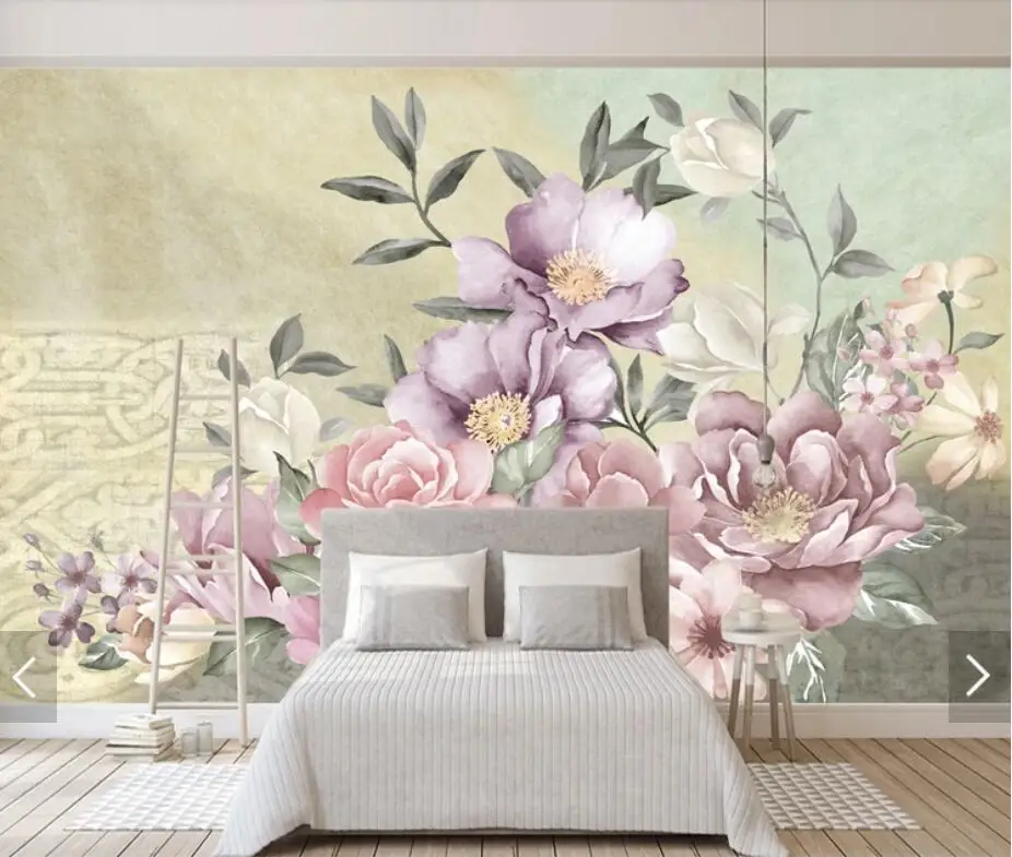 European Vintage Flower Wallpaper Mural 3D Photo Wallpapers for Living Room Home Wall Decor Canvas Wall Paper Rolls Customize
European Vintage Flower Wallpaper Mural 3D Photo Wallpapers for Living Room Home Wall Decor Canvas Wall Paper Rolls Customize