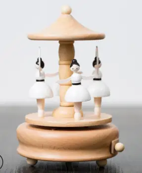 Manufacturer direct selling creativity woodwork birthday Creative gifts Merry-go-round music box wooden crafts carousel
Manufacturer direct selling creativity woodwork birthday Creative gifts Merry-go-round music box wooden crafts carousel