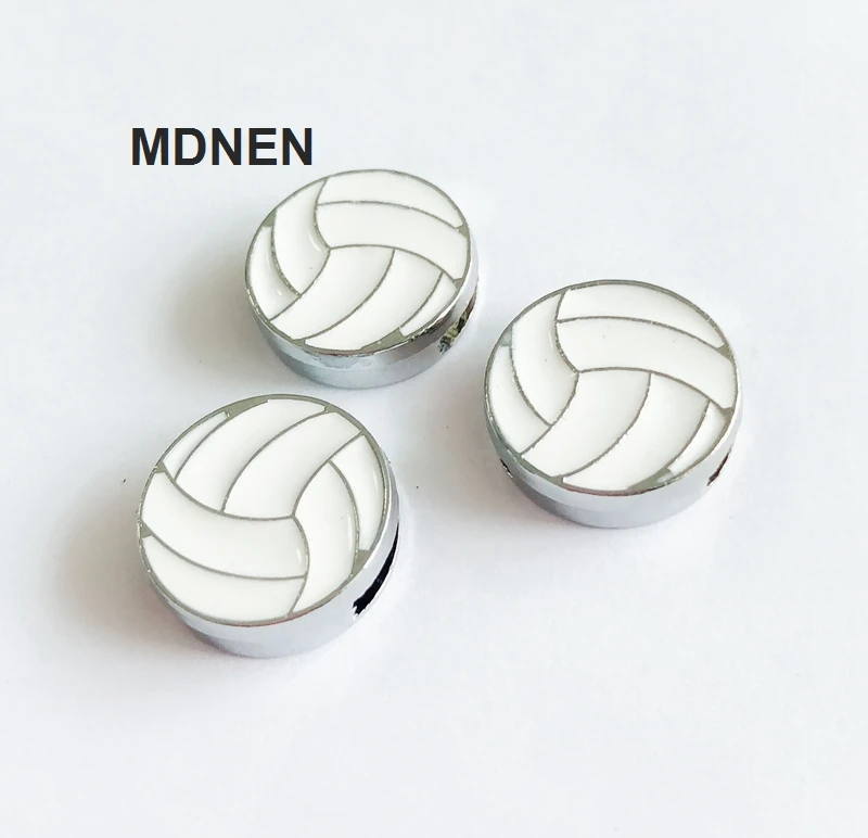 5pcs, DIY accessory, 15*15MM Volleyball Slide Charms Beads Sports Slide Charms DIY 8MM Dog Cat Collar Wristband
5pcs, DIY accessory, 15*15MM Volleyball Slide Charms Beads Sports Slide Charms DIY 8MM Dog Cat Collar Wristband