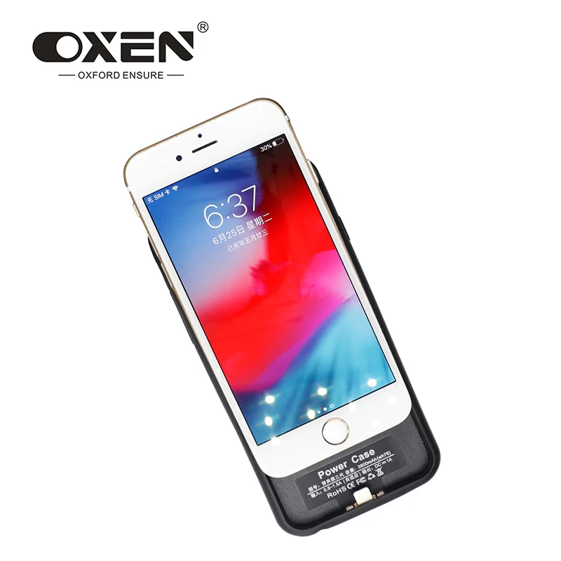 OXEN Battery Charger Case for IPHONE 6 6S 7 8 Phone Power Bank Portable 3800mAh High Capacity Batteries Charger Back Cover
OXEN Battery Charger Case for IPHONE 6 6S 7 8 Phone Power Bank Portable 3800mAh High Capacity Batteries Charger Back Cover