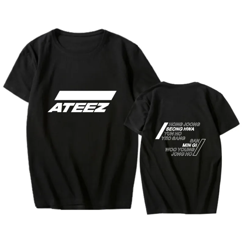 2019 New BTS ATEEZ Summer T-shirt Named T shirt Female shirts New Korean Team ATEEZ Hip-Hop Short Sleeve Tops Plus Size 3XL
2019 New BTS ATEEZ Summer T-shirt Named T shirt Female shirts New Korean Team ATEEZ Hip-Hop Short Sleeve Tops Plus Size 3XL