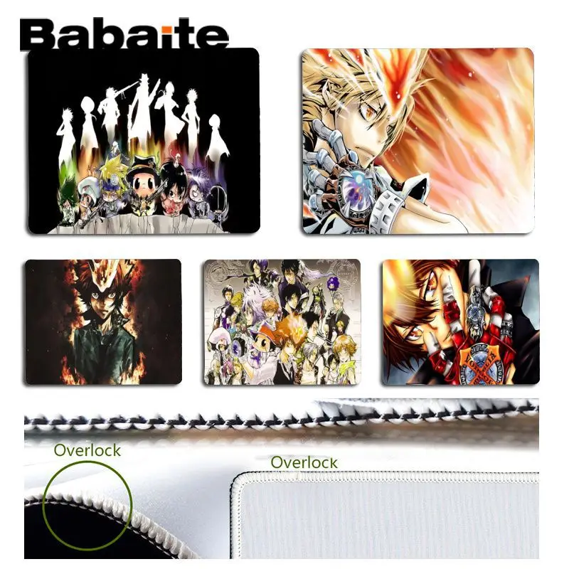Babaite Hot Sales Anime Katekyo Hitman Reborn High Speed New Mousepad Customized laptop Gaming Small Mouse Pad For CSgo
Babaite Hot Sales Anime Katekyo Hitman Reborn High Speed New Mousepad Customized laptop Gaming Small Mouse Pad For CSgo
