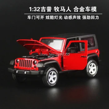 1:32 Jeep Wrangler Rubicon Vehicle Model cars toy High Simulation Exquisite off-road Alloy Collection toys car for children
1:32 Jeep Wrangler Rubicon Vehicle Model cars toy High Simulation Exquisite off-road Alloy Collection toys car for children