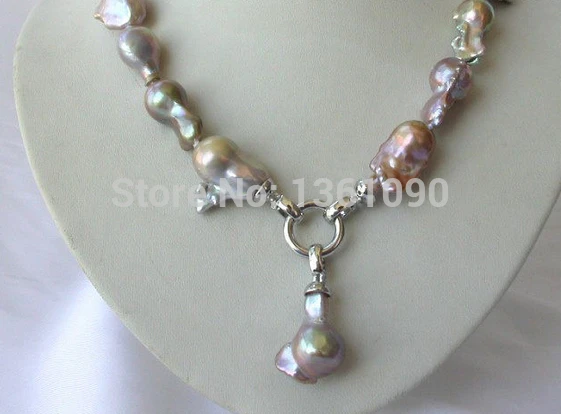 00627 stunning big 25mm baroque purple keshi reborn freshwater pearl necklace AAA
00627 stunning big 25mm baroque purple keshi reborn freshwater pearl necklace AAA