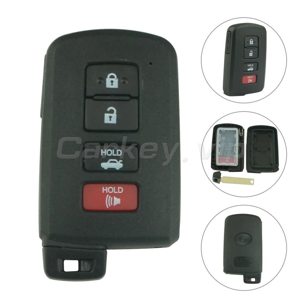 Remotekey Smart car key case shell cover HYQ14FBA for Toyota Avalon Camry Corolla 2012 2013 2014 2015 4 button
Remotekey Smart car key case shell cover HYQ14FBA for Toyota Avalon Camry Corolla 2012 2013 2014 2015 4 button