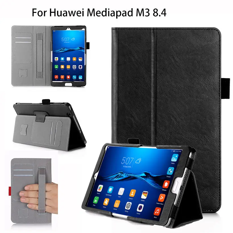 Высококачественный чехол из искусственной кожи для Huawei MediaPad M3 планшета с