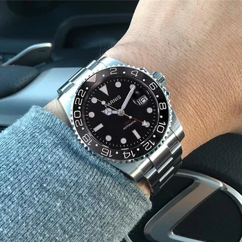 Free shipping Parnis 40mm Mechanical Watches GMT Sapphire Crystal Diver Watch Automatic relogio masculino Role Luxury Watch Men
Free shipping Parnis 40mm Mechanical Watches GMT Sapphire Crystal Diver Watch Automatic relogio masculino Role Luxury Watch Men