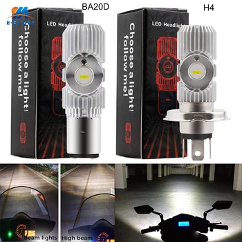 YM E-Bright 2 PCS Motorcycle H4 BA20D High/Low Beam 1200LM LED Headlight 9-80V DC Fog Lamp Driving Scooter LED Headlamps White
YM E-Bright 2 PCS Motorcycle H4 BA20D High/Low Beam 1200LM LED Headlight 9-80V DC Fog Lamp Driving Scooter LED Headlamps White