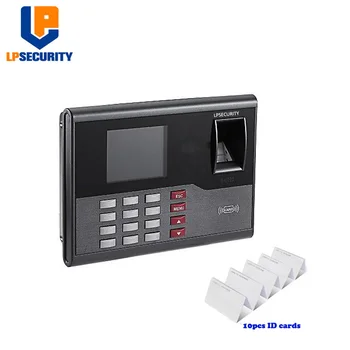 LPSECURITY A-C121 2.8inch Biometric Fingerprint Employee Attendance Time Clock Record ID Card TCP/IP with 10pcs ID cards
LPSECURITY A-C121 2.8inch Biometric Fingerprint Employee Attendance Time Clock Record ID Card TCP/IP with 10pcs ID cards