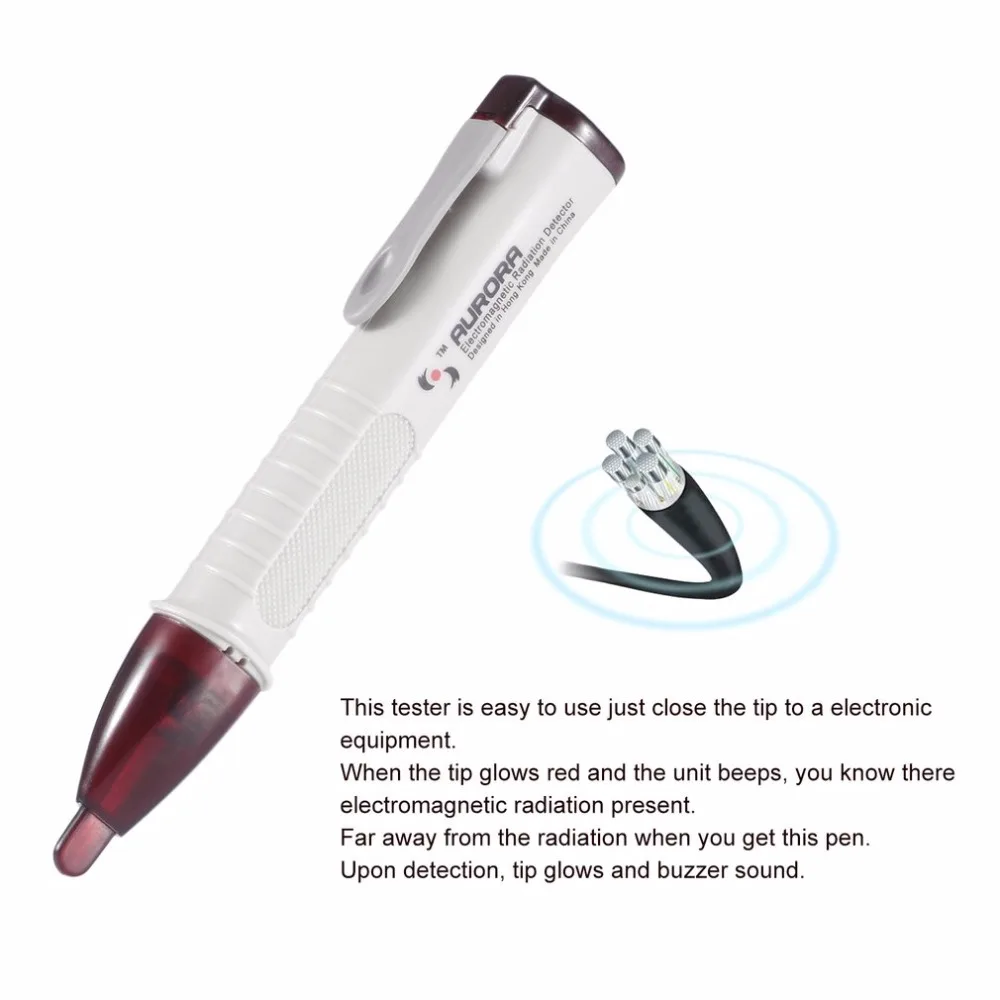 Magnetic Detector Meter Field Strength Test Instruments Monopoly Alarm Sound Light Radiated Electromagnetic Radiation Pen Tester
Magnetic Detector Meter Field Strength Test Instruments Monopoly Alarm Sound Light Radiated Electromagnetic Radiation Pen Tester