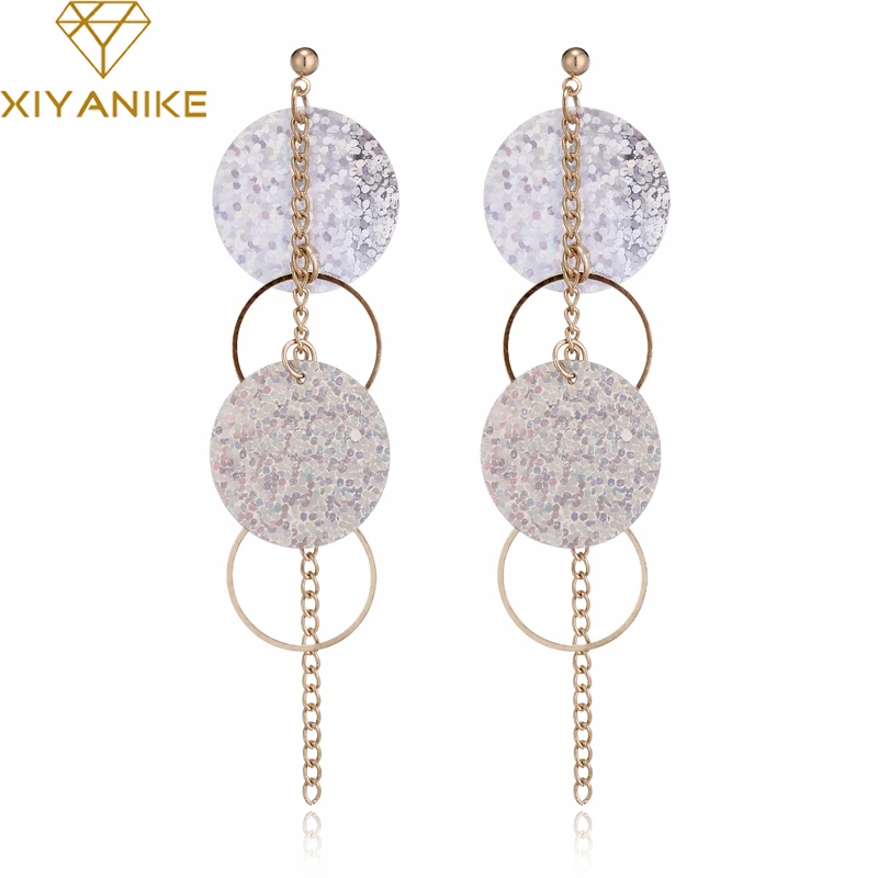XIYANIKE Fashion Personality Discoloration Drop Earrings For Women Gold Color Fashion Statement Party Jewelry Gifts 2018 E1720
XIYANIKE Fashion Personality Discoloration Drop Earrings For Women Gold Color Fashion Statement Party Jewelry Gifts 2018 E1720