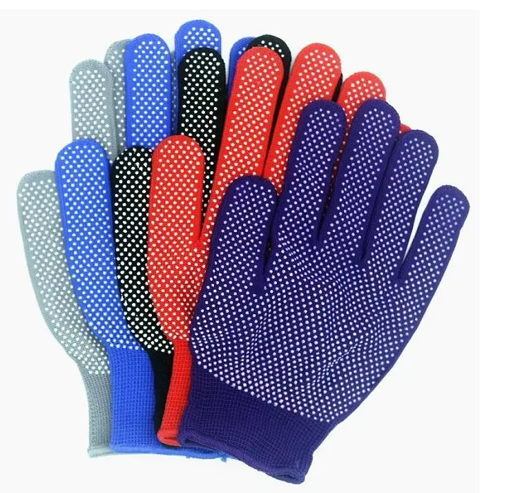 Men women's nylon yarn knitted Labour protection glove glue dot non-slip work wear-resisting glove R407
Men women's nylon yarn knitted Labour protection glove glue dot non-slip work wear-resisting glove R407