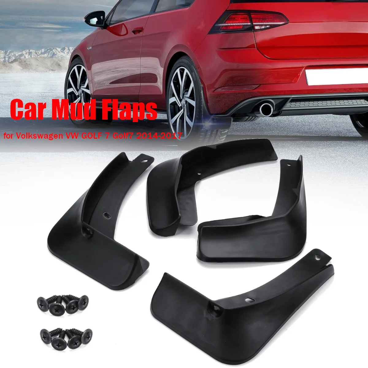 Car Accessories Fender Flares Mud Flaps Mudguards Splash Guards Mudflaps for Volkswagen VW golf 7 MK7 2014 2015 2016 2017
Car Accessories Fender Flares Mud Flaps Mudguards Splash Guards Mudflaps for Volkswagen VW golf 7 MK7 2014 2015 2016 2017
