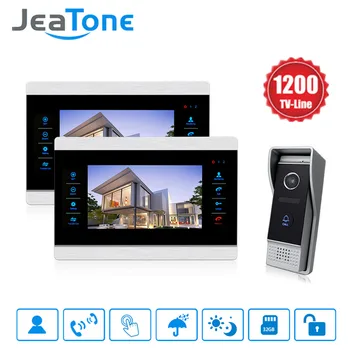 Jeatone 10" HD video door phone doorbell monitor with 1200TVL night vision doorbell outdoor panel kit 2V1
Jeatone 10" HD video door phone doorbell monitor with 1200TVL night vision doorbell outdoor panel kit 2V1