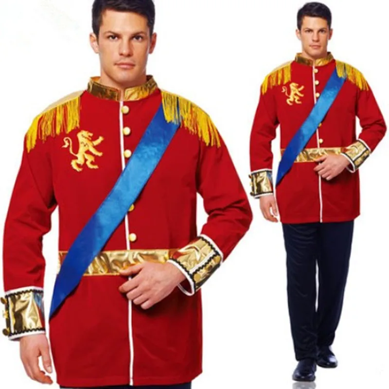 prince willian wedding uniform cosplay men's halloween costumes king cosplay royal prince suits carnival costume
prince willian wedding uniform cosplay men's halloween costumes king cosplay royal prince suits carnival costume