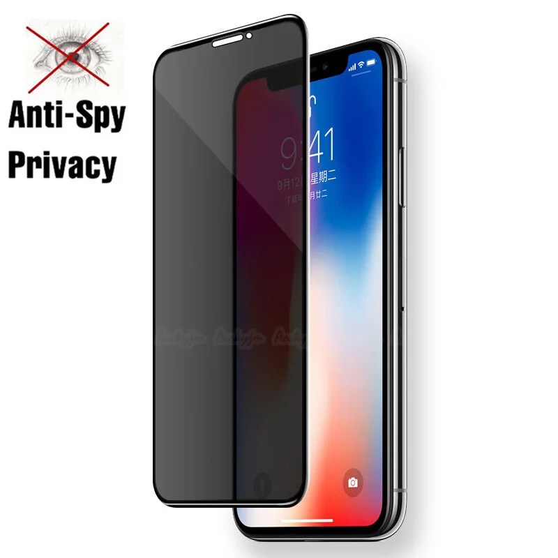 Anti Glare Cristal Templado Screen Protector For iPhone x 7 6 Plus 11 Pro MAX XS Celular Privacy Screenprotector Full Cover
Anti Glare Cristal Templado Screen Protector For iPhone x 7 6 Plus 11 Pro MAX XS Celular Privacy Screenprotector Full Cover