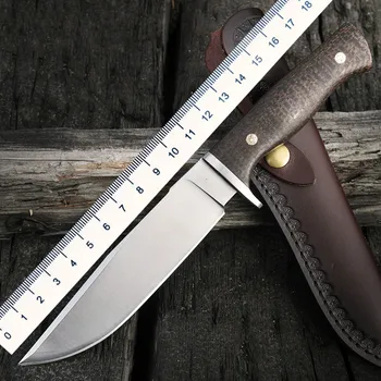 62 DC53 blade copper nails+snakeskin linen plate handle fixed knife outdoor camping survival tool tactical utility hunting knive
62 DC53 blade copper nails+snakeskin linen plate handle fixed knife outdoor camping survival tool tactical utility hunting knive