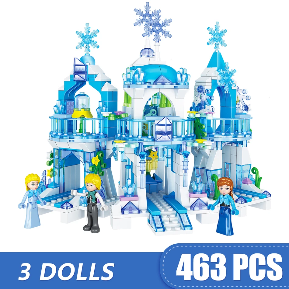 463PCS Small Building Blocks Toys Compatible with Legoe Iceland colors Gift for girls boys children DIY
463PCS Small Building Blocks Toys Compatible with Legoe Iceland colors Gift for girls boys children DIY