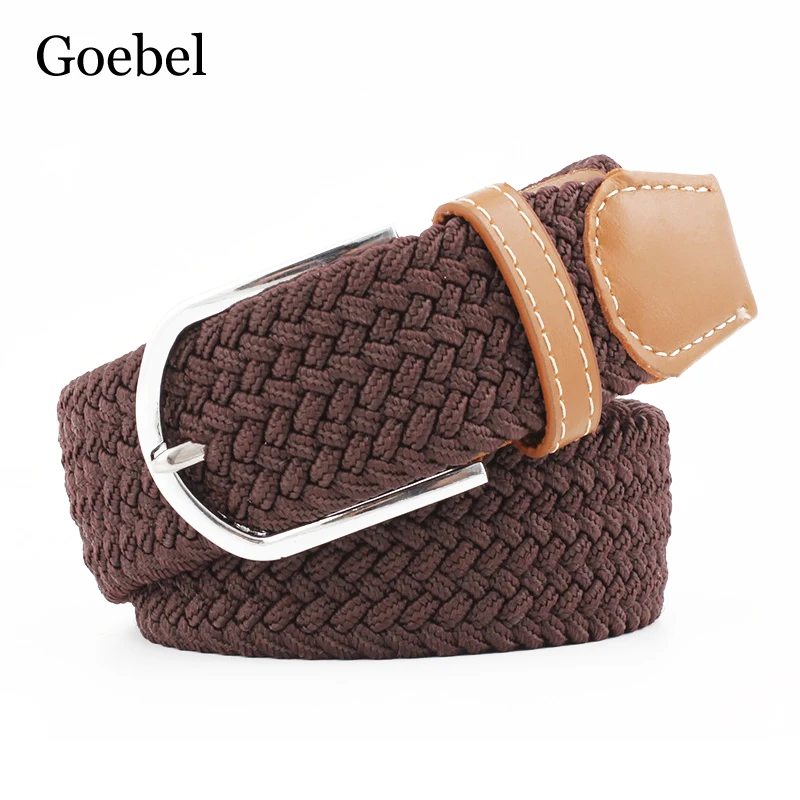 Belt Fashion Woman Canvas Elastic Stretch Belts Plain Male Webbing Pin Buckle Women Casual Belt Men Knitted
Belt Fashion Woman Canvas Elastic Stretch Belts Plain Male Webbing Pin Buckle Women Casual Belt Men Knitted