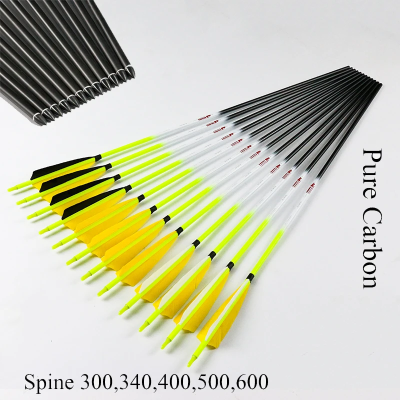 Linkboy Archery 12PCS SP600 ID6.2mm 32'' Carbon Arrows Fluorescen Compound Recurve Bow Hunting and Shooting
Linkboy Archery 12PCS SP600 ID6.2mm 32'' Carbon Arrows Fluorescen Compound Recurve Bow Hunting and Shooting